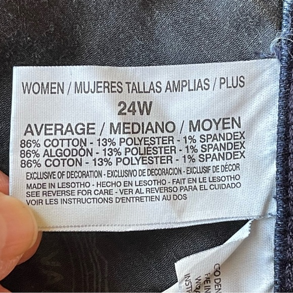 Gloria Vanderbilt Amanda Denim 5 Pocket Stretch Jeans 24W Average 30” Inseam NWT - Picture 6 of 15